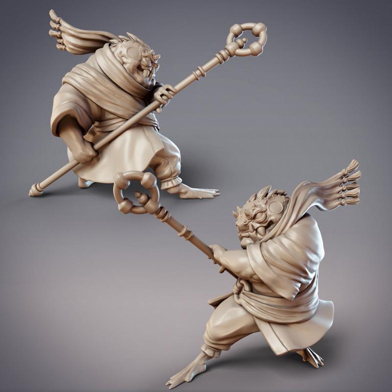 CobraMode – Toad Ogre Monk – Tajima Desert Hikiga Monk – 3D Print Model