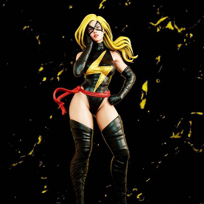 Ms. Marvel 3D打印模型|Ms. Marvel – 3D Print Model STL