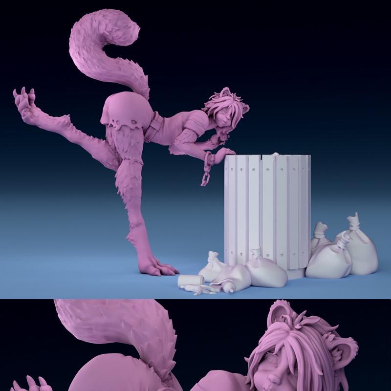 Conny萌系罪犯 3D打印模型|Conny the Cute Criminal – 3D Print Model STL