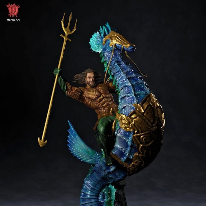 马可艺术 - 阿卡姆水手 - 3D打印模型|Marco Art – Aquaman – 3D Print Model STL