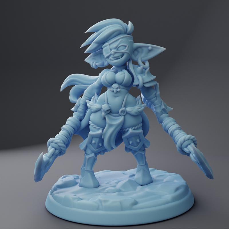 双女神迷你模型—99级Boss怪物 2023年 3D打印STL文件|Twin Goddess Miniatures – Lvl 99 Boss Monsters October 2023 – 3D Print Model STL