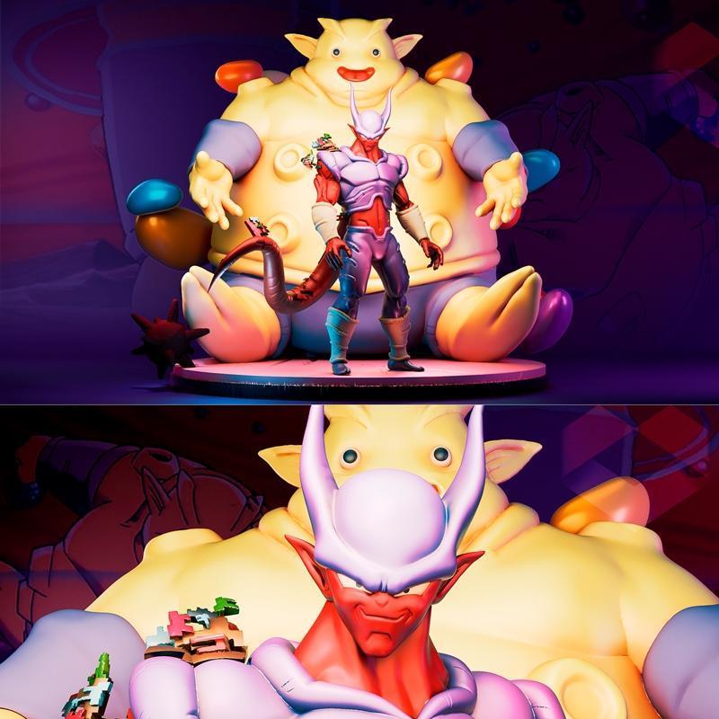 龙珠 - 詹姆巴 - 肥胖形态 3D打印模型|Dragon Ball – Janemba fat transformation – 3D Print Model STL