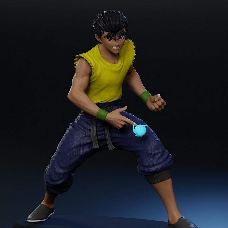 乌丸勇治 3D打印模型|Yusuke Urameshi – 3D Print Model
