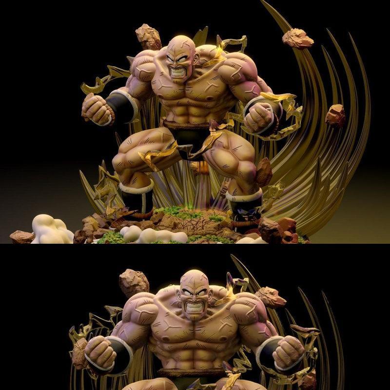 纳帕 - 动漫模型 - 3D打印角色|Nappa – Dragon Ball Z – 3D Print Model