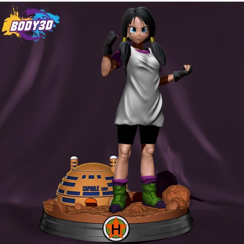龙珠 - 维迪尔 - 3D打印模型|Videl – Dragon Ball – 3D Print Model STL