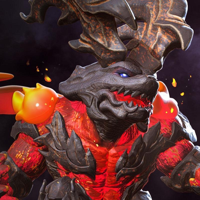 Nomnom Figures – Chibi Ifrit from Final Fantasy XVI – 3D Print Model STL