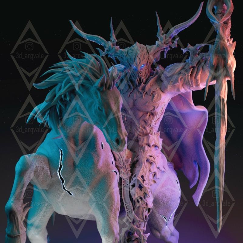 最终幻想16 3D打印模型|Odin Final Fantasy XVI – 3D Print Model STL