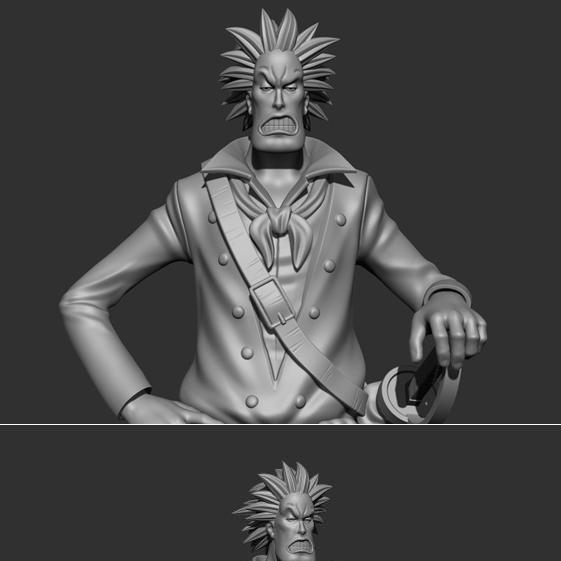 海贼王 3D打印模型 热力与船员|Onepeice – Heat and Crew – 3D Print Model STL