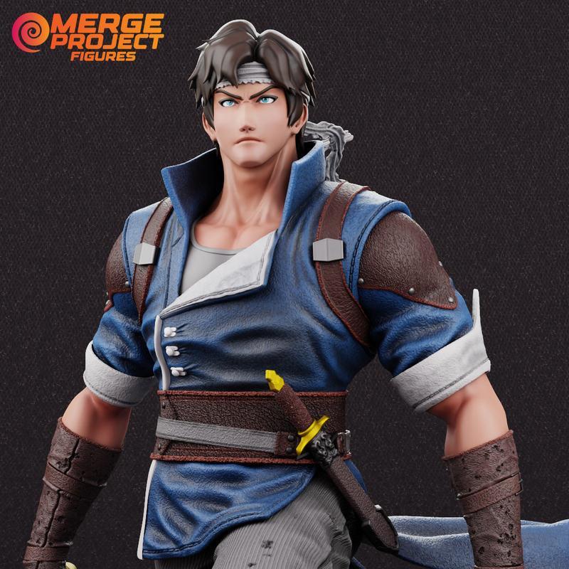 Castlevania里奇德·贝尓蒙特 3D打印模型|Castlevania – Richter Belmont – 3D Print Model