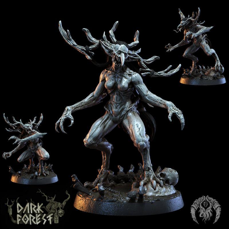 暗林奇境：奇美拉3D打印模型|Bestiarum Miniatures – The Dark Forest – Kikimoras – 3D Print Model