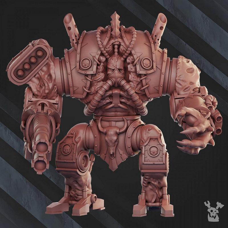 3D打印模型：Flesh Befouler——机械畸变者|Flesh Befouler Machine – 3D Print Model