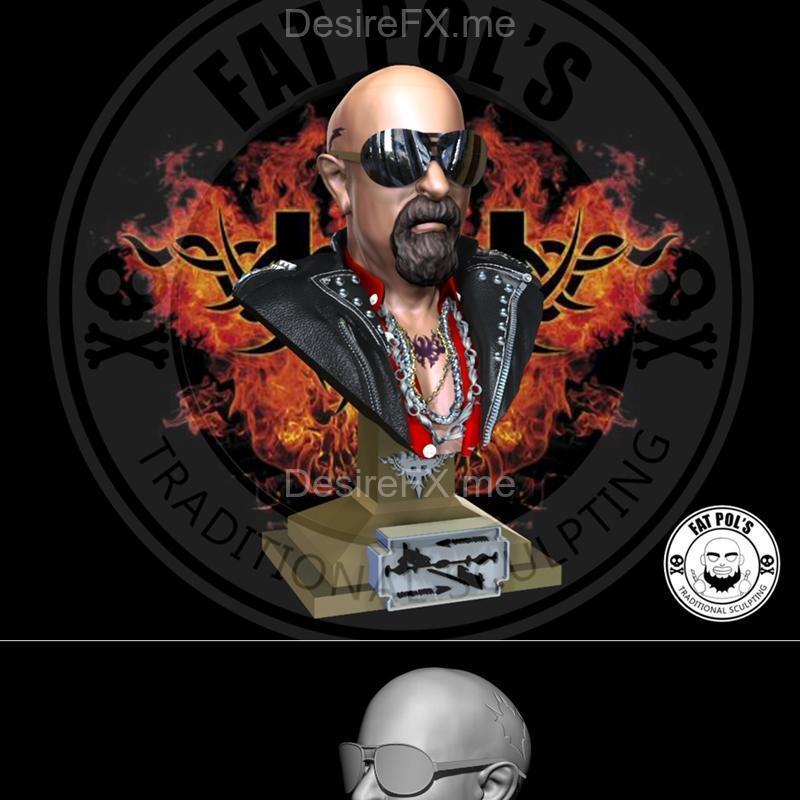 Judas Priest 3D打印模型|Rob Halford – Judas Priest – 3D Print Model STL