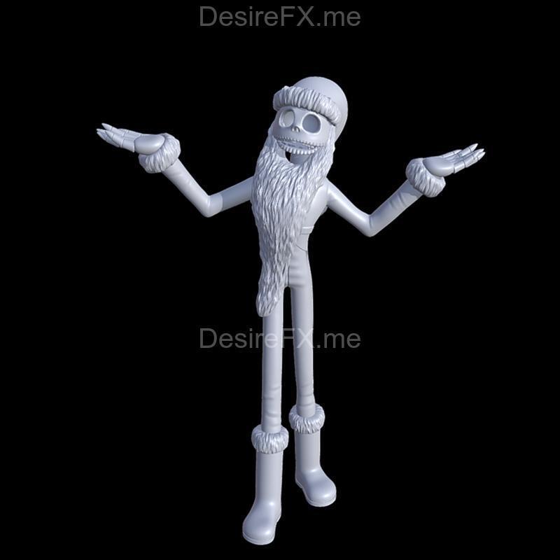圣诞杰克 3D打印模型|Santa Jack – 3D Print Model STL
