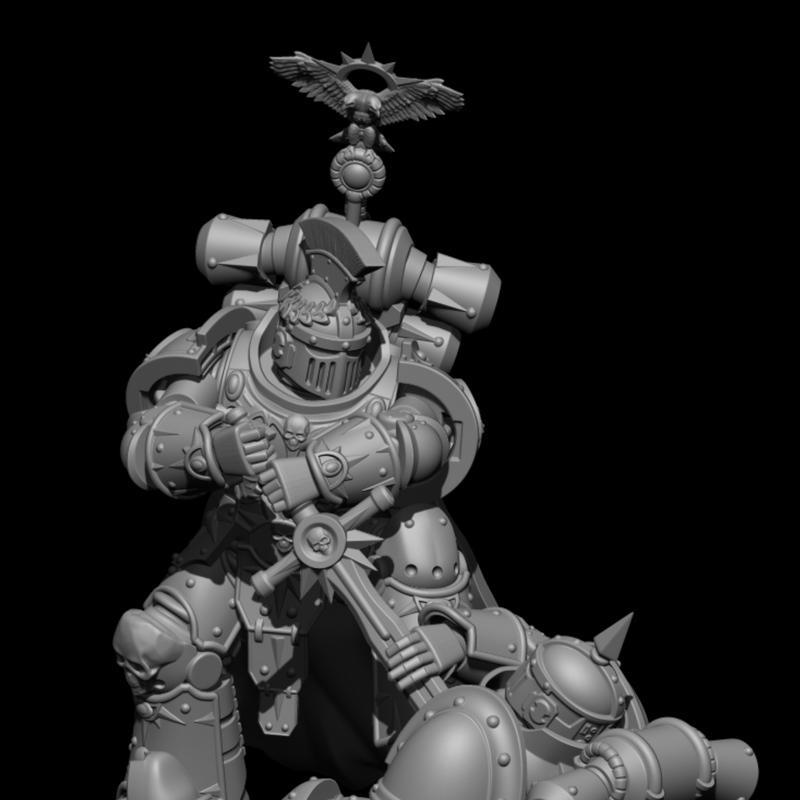 军团元帅斩杀敌人——3D打印模型|Legion Praetor Slaying the Enemy – 3D Print Model