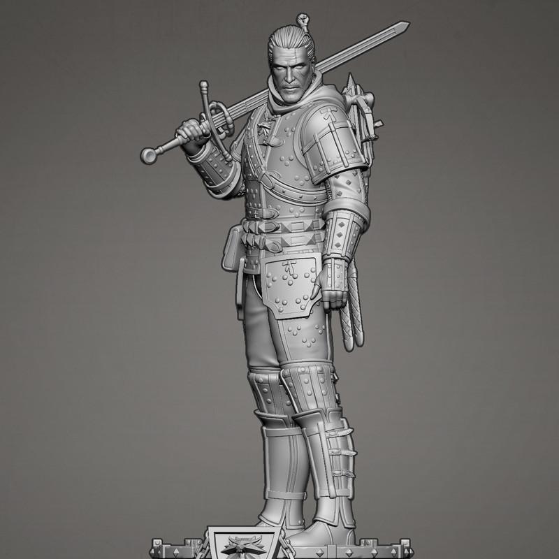 《巫师》猫咪学校装备 3D打印模型|The Witcher – Cat School Gear – 3D Print Model