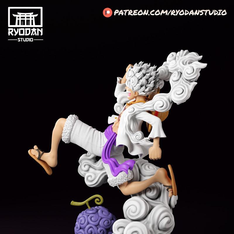 路飞 Gear 5 3D打印模型|Luffy Gear 5 – 3D Print Model