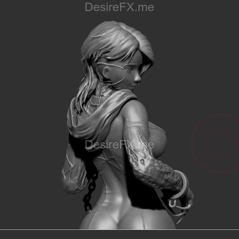 Gwenom 3D打印模型：Gwen Venomized角色复刻|Gwen Venomized (Gwenom) – 3D Print Model STL
