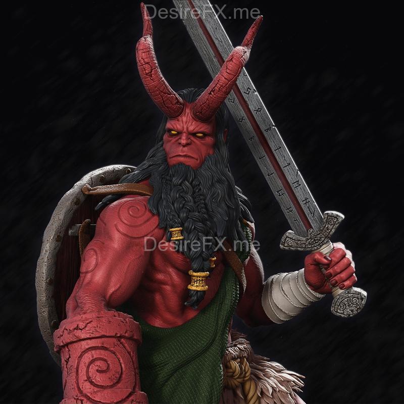 北欧地狱男孩 3D打印模型|Nordic Hellboy – 3D Print Model STL