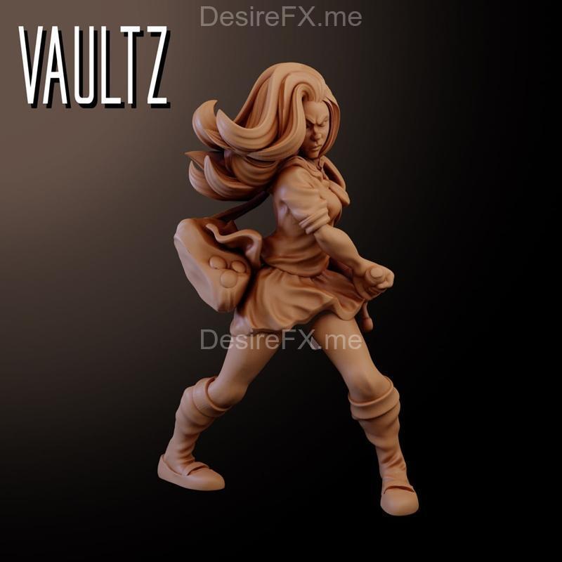 Vaultz迷你模型：艾玛与蒂芙尼和扎克 3D打印雕塑|Vaultz Miniatures – Emma and Tiffany and Zack – 3D Print Model STL