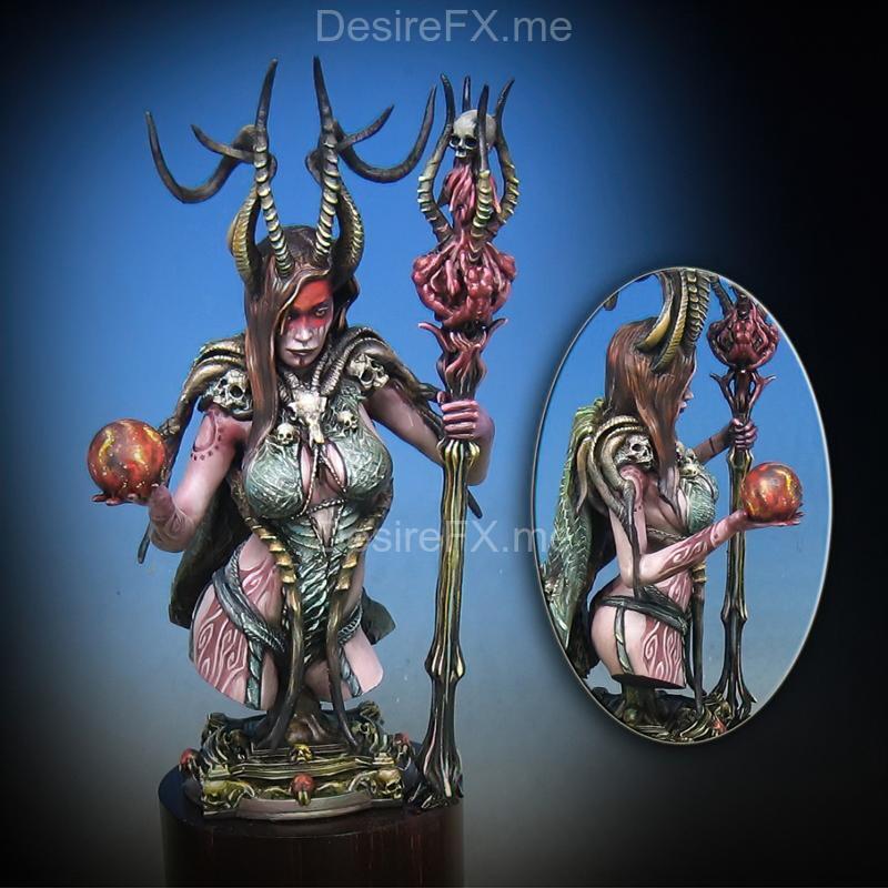 Printomancer 亚斯塔特雕像 3D打印模型|Printomancer – Astarte Bust – 3D Print Model STL