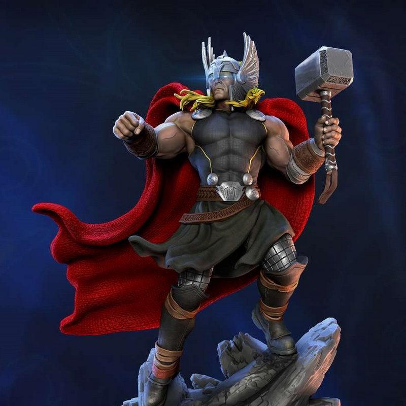 雷神 3D打印模型|Thor – 3D Print Model