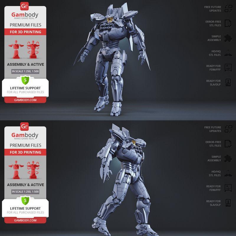 斯特里克者·启明——3D打印模型|Striker Eureka – 3D Print Model