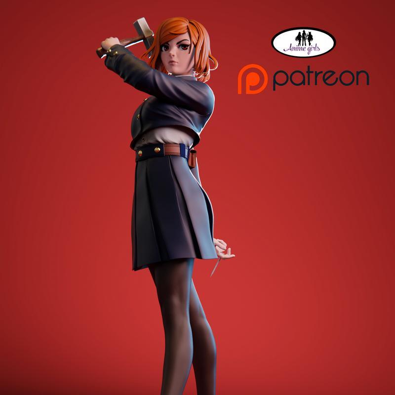 雾岛 nobara 3D打印模型|Nobara Kugisaki – 3D Print Model