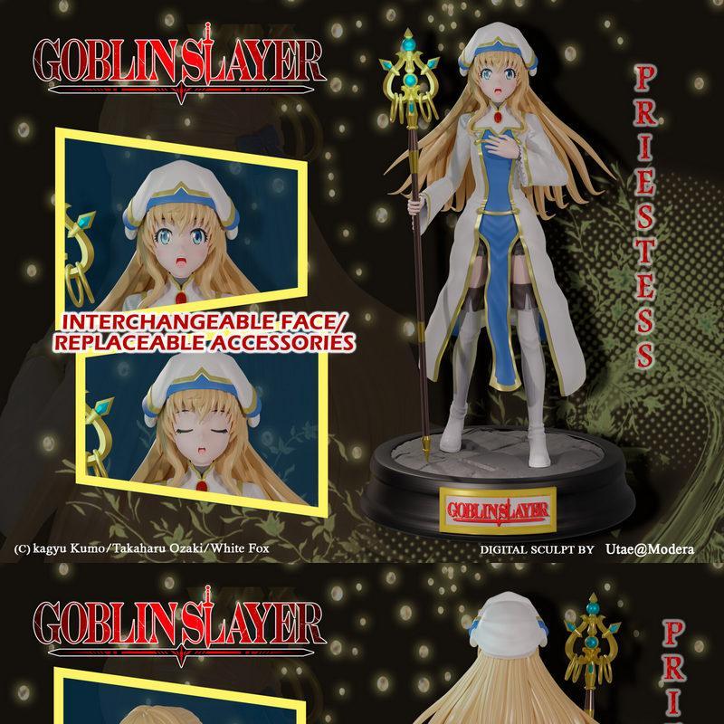 Goblin Slayer 女祭司 3D打印模型|Goblin Slayer – Priestess – 3D Print Model