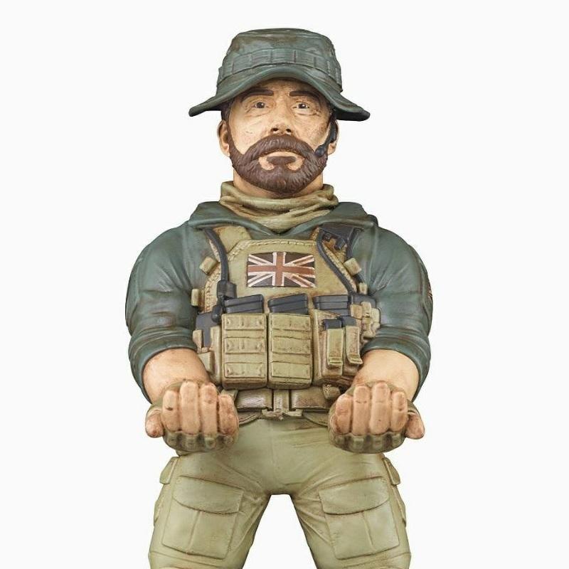 战争地带《使命召唤》卡普坦·普莱斯手柄支架 3D打印模型|Warzone Call of Duty Captain Price Joystick Holder – 3D Print Model