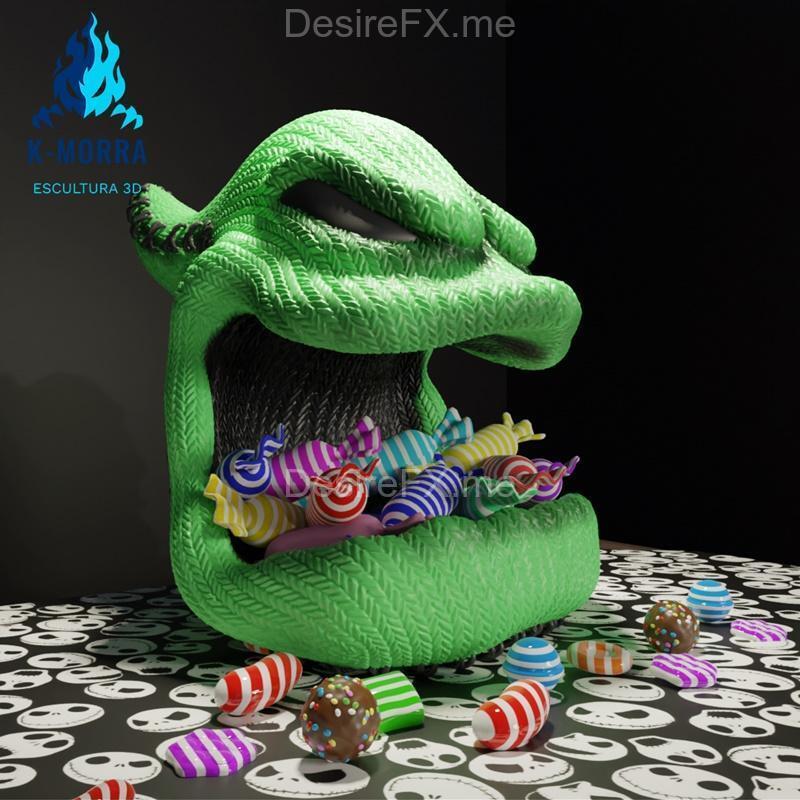 奥吉博比焦糖 - 3D打印模型|Oogie Boogie Caramel – 3D Print Model STL
