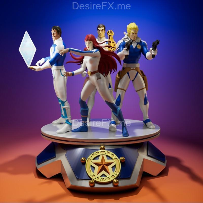 银河护卫队 3D打印模型 STL|Galaxy Rangers – 3D Print Model STL