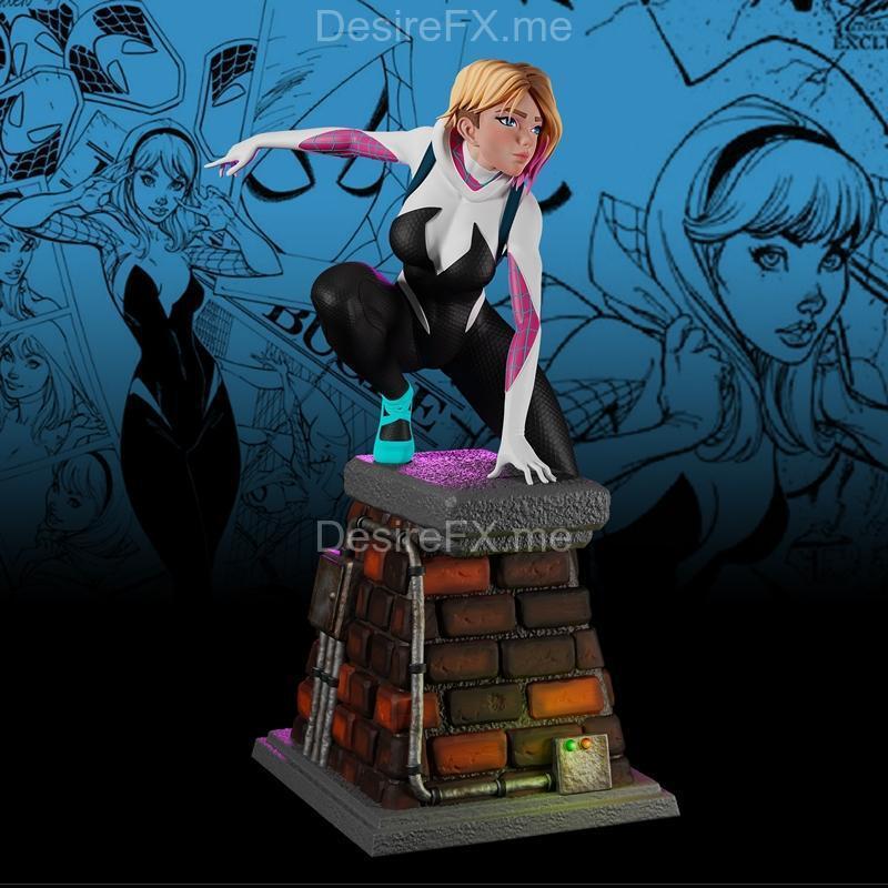 蜘蛛女侠 3D打印模型|Spider Gwen – 3D Print Model STL