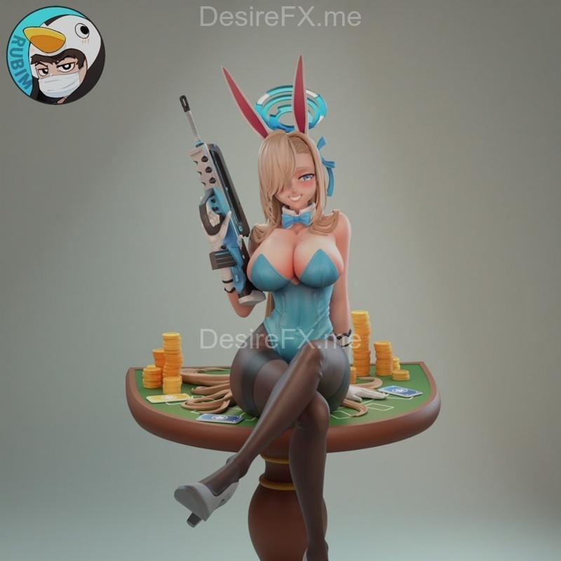 蓝档案 伴夏 3D打印模型|Rubim – Blue Archive Bunny Asuna – 3D Print Model STL
