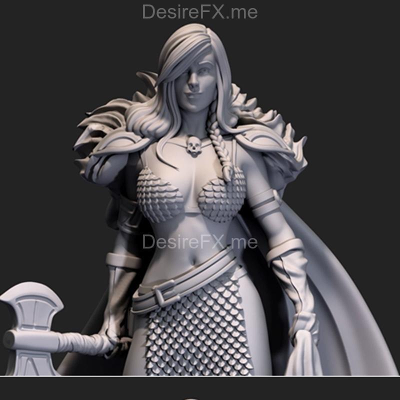 索尼娅 3D打印模型|Barbarian Sonya – 3D Print Model STL