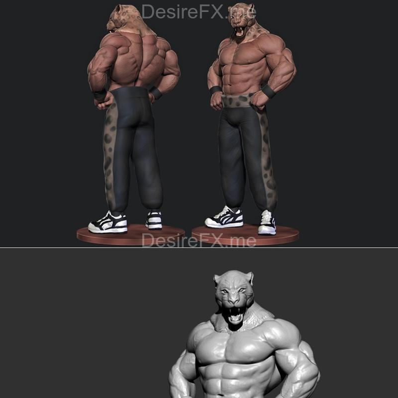 街机经典《拳皇3》3D打印模型|King Tekken 3 – 3D Print Model STL