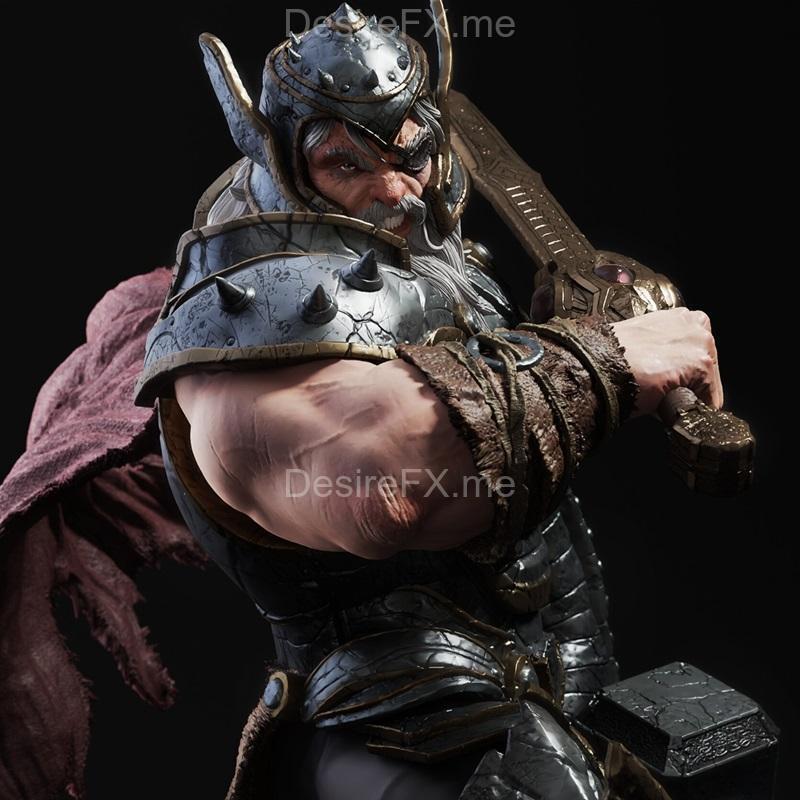 Ca 3d Studios – 亚瑟王之王——托尔 3D打印模型|Ca 3d Studios – King Thor – 3D Print Model STL