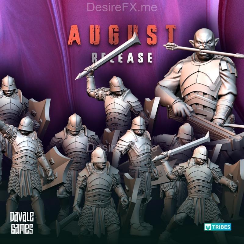 Davale Games 2023年3D打印模型：动漫游戏角色STL文件集|Davale Games August 2023 – 3D Print Model STL