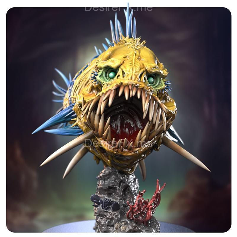 Siryll鱼形生物 3D打印模型|Siryll – Fish Creature – Regular and Mutated – 3D Print Model STL