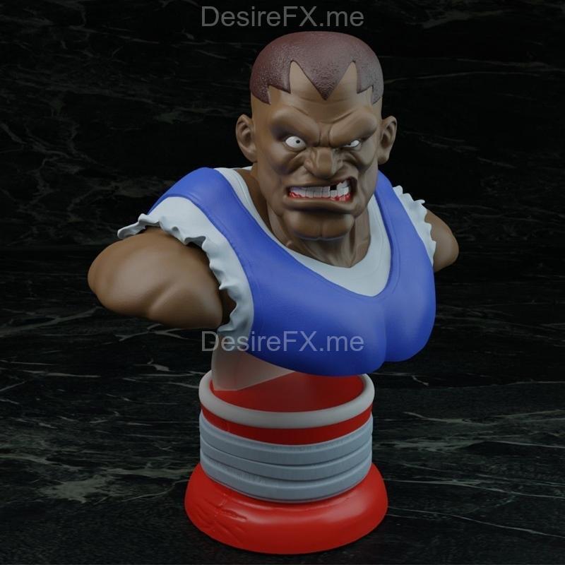 Balrog爆裂模型——街霸3D打印雕塑|Balrog Bust – Street Fighter – 3D Print Model STL