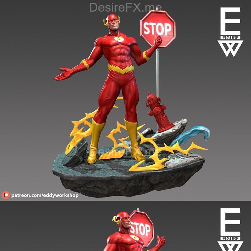 闪电侠 3D打印模型|The Flash – 3D Print Model STL