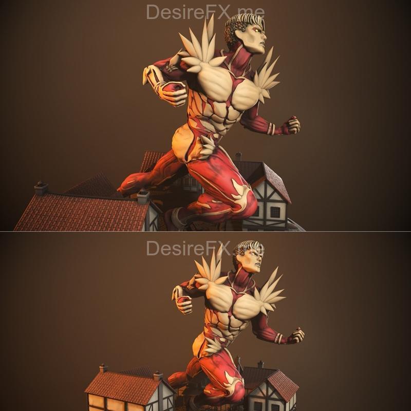 反击的装甲巨人——Attack on Titan 3D打印模型|Reiner Armored Titan – Attack on Titan – 3D Print Model STL