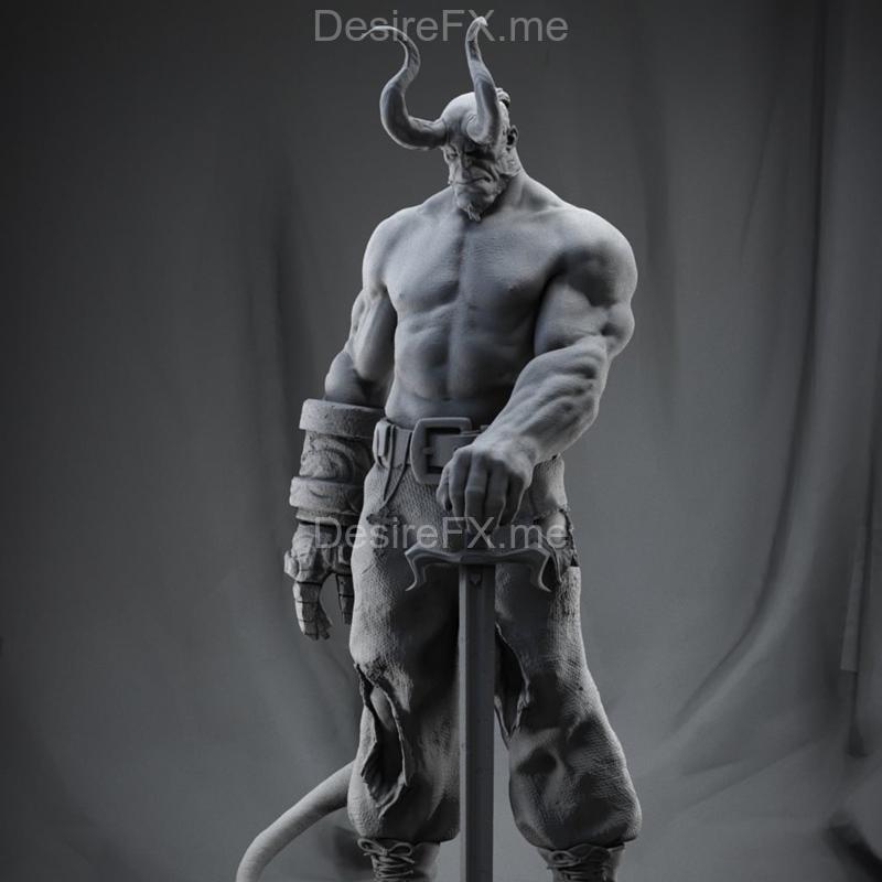 Ca 3d Studios - 地狱男爵 - 3D打印模型|Ca 3d Studios – Hellboy – 3D Print Model STL