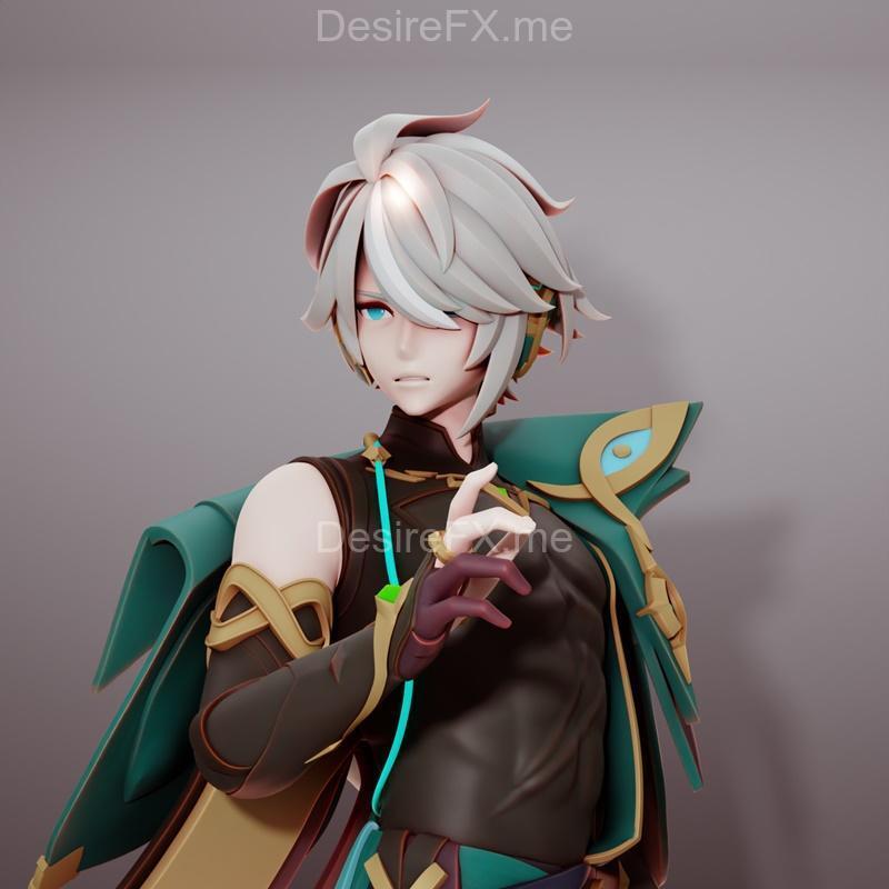 Alhaitham 3D打印模型|Alhaitham – 3D Print Model STL