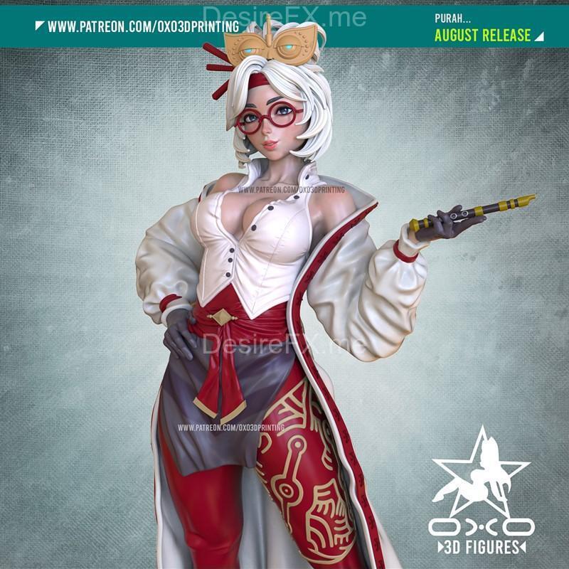 OXO3D - 荒野之息 - 菲尔|OXO3D – Purah from Zelda – 3D Print Model STL