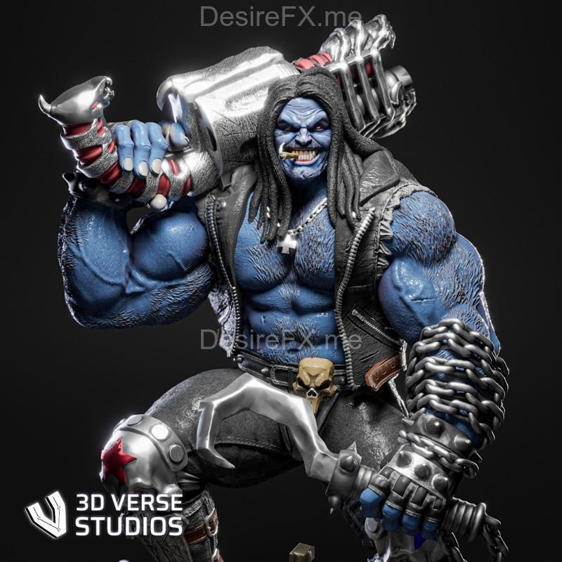 3D打印模型：Lobo角色动漫游戏角色精品还原|3D Verse Studios – Lobo – 3D Print Model STL