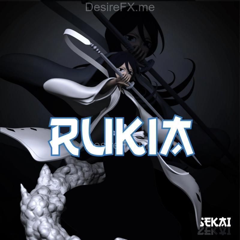魂界·朽木露琪亚 3D打印雕塑模型|Sekai – Rukia Sculpture and Bust – 3D Print Model STL