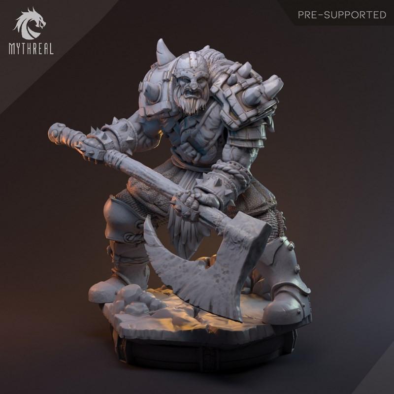 夜狼部落 3D打印模型 Aivars Varor|Mythreal Games – Night Wolf Tribe – Aivars Varor – 3D Model Print STL