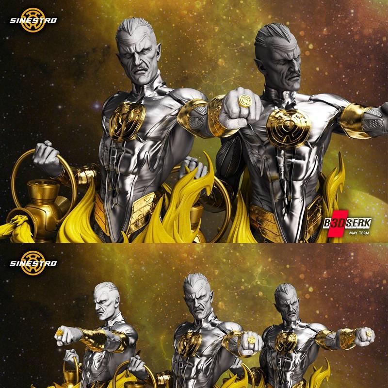 B3DSERK工作室 - 纳撒尼尔·埃斯克斯 - 3D打印雕像模型|B3DSERK Studio – Mister Siniestro – Nathaniel Essex – Marvel Comics – 3D Print Bust