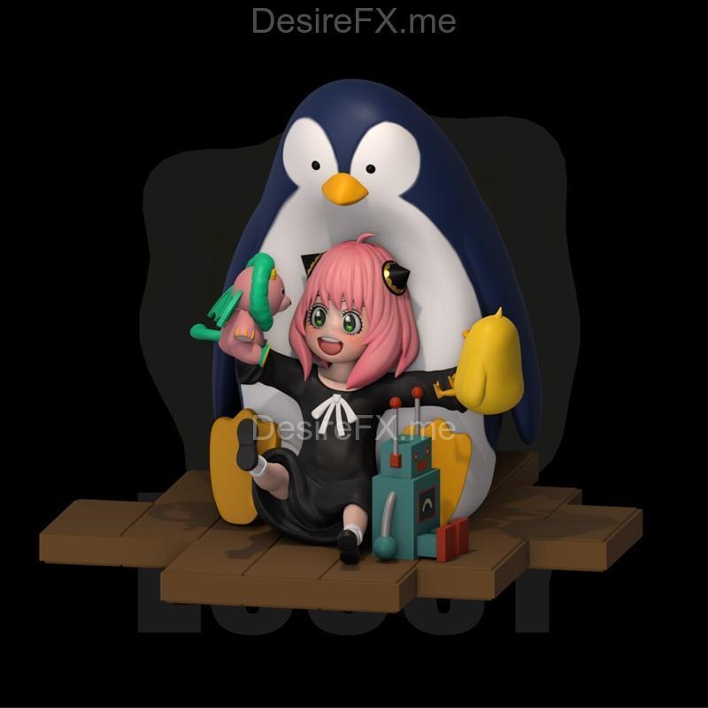 E995Y - Anya Forger - 3D打印模型|E995Y – Anya Forger – 3D Print Model STL