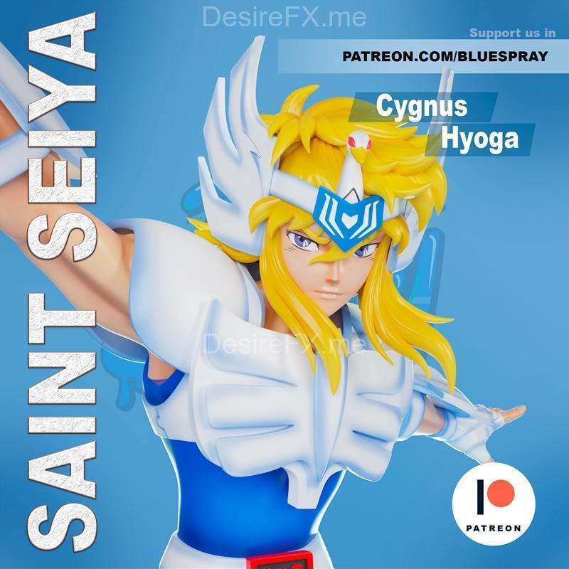 蓝雾喷射——克耶格斯·希亚——3D打印模型|Blue Spray – Cygnus Hyoga – 3D Print Model STL